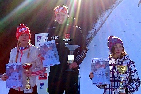 Juniors podium on Sunday